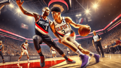 phoenix suns vs portland trail blazers match player stats