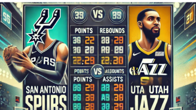 san antonio spurs vs utah jazz match player stats