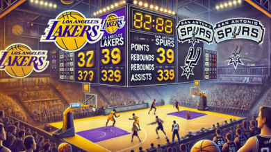 lakers vs san antonio spurs match player stats