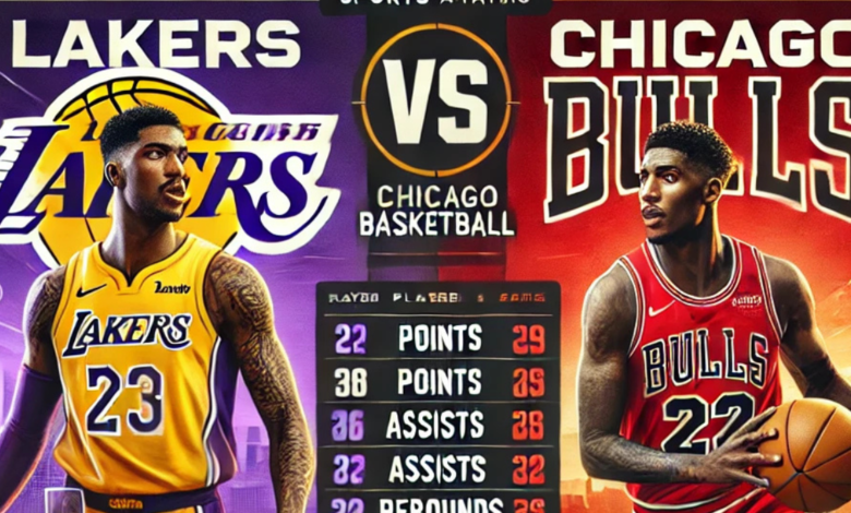 Lakers vs Chicago Bulls Match Player Stats