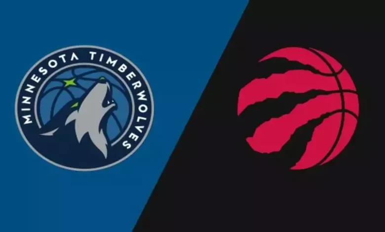 toronto raptors vs minnesota timberwolves match player stats