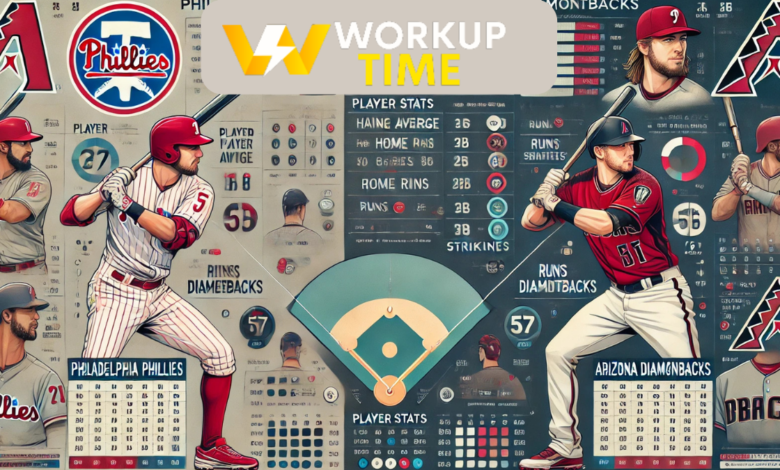 phillies vs arizona diamondbacks match player stats