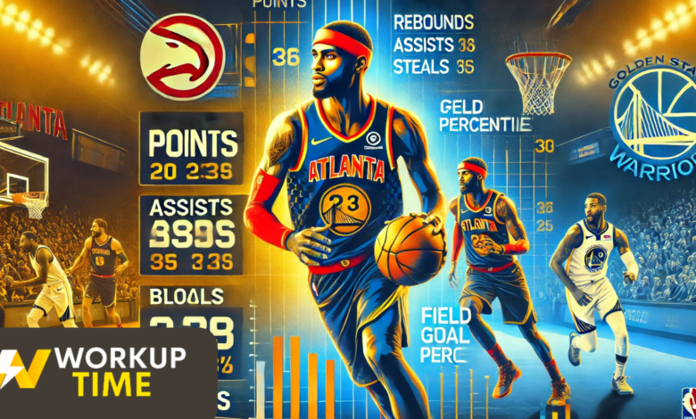 atlanta hawks vs golden state warriors match player stats