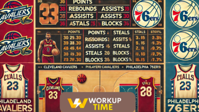 cleveland cavaliers vs 76ers match player stats