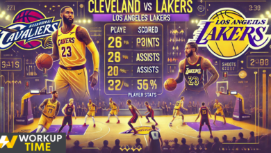 cleveland cavaliers vs lakers match player stats
