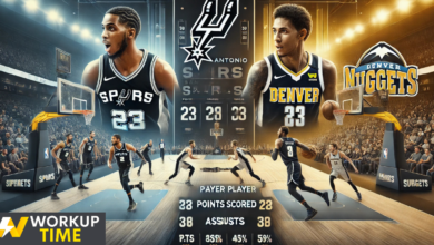 san antonio spurs vs denver nuggets match player stats