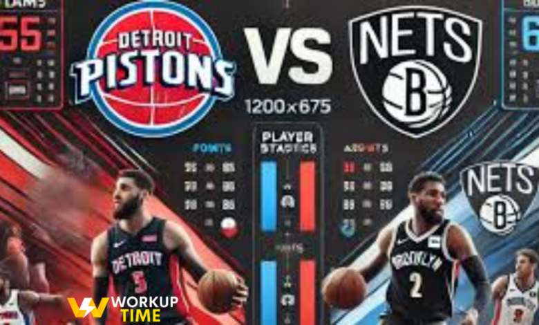 detroit pistons vs brooklyn nets match player stats