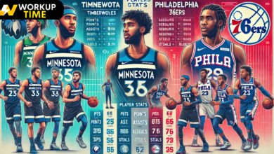 timberwolves vs 76ers match player stats