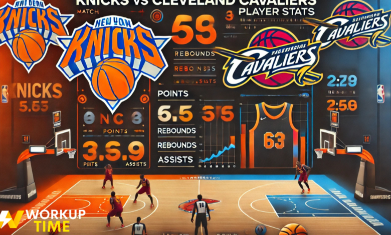 knicks vs cleveland cavaliers match player stats