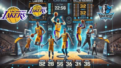 lakers vs dallas mavericks match player stats